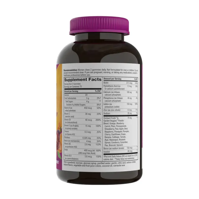 Nature's Way Alive!® Women’s Gummy Multivitamin Mixed Berry, 150 Gummies 2