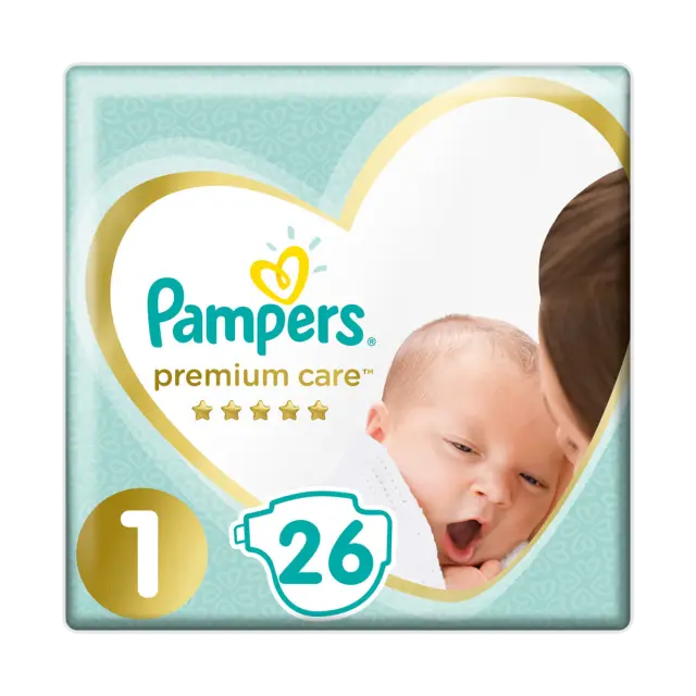 PAMPERS Premium Care No1 26TEM