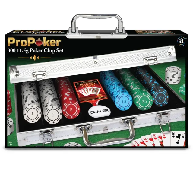 Ambassador® Pro Poker Texas Hold'em Σετ Μάρκες 300Τμχ