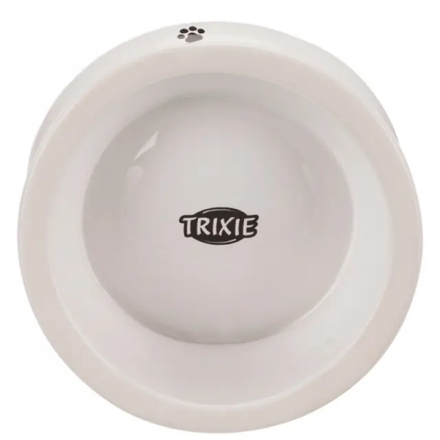 Trixie Κεραμικό Μπολ Γάτας Λευκό Υπερυψωμένο 150ml/13cm 2