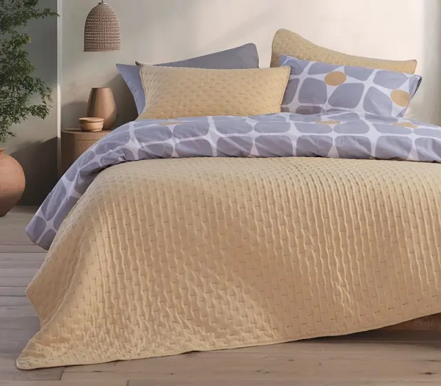 ΚΟΥΒΕΡΛΙ ΜΟΝΟ ADELLE 180X240 NEF-NEF HOMEWARE, ΥΦΑΣΜΑ:100%ΜIΚΡ-ΕΣΩΤ:100%ΠΟΛ - BUTTER YELLOW (039797)