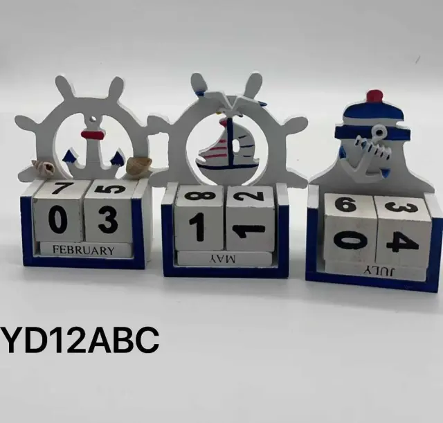 Διακοσμητικό Souvenir - Ημερολόγιο - Σετ 4 τεμάχια - YD-12ABC - 251841 2