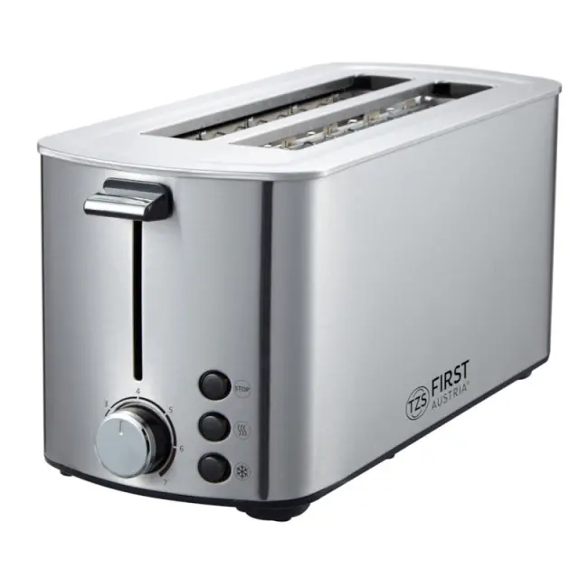 Φρυγανιέρα 4 Θέσεων Σε 2 Εγκοπές Inox 1400W FIRST AUSTRIA FA-5367-5