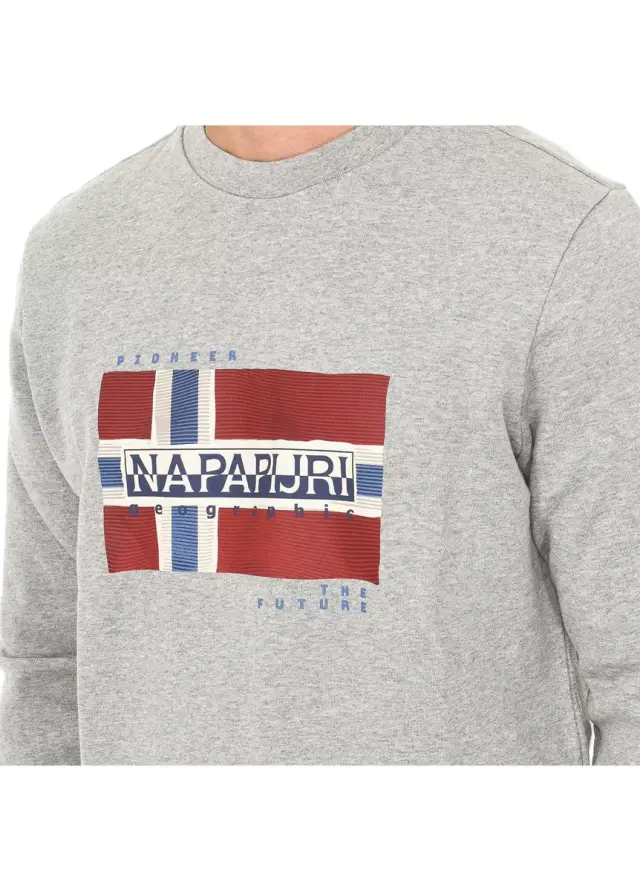 Napapijri - Ανδρικό Φούτερ NP0A4EZC-160 Γκρι - 2XL 3