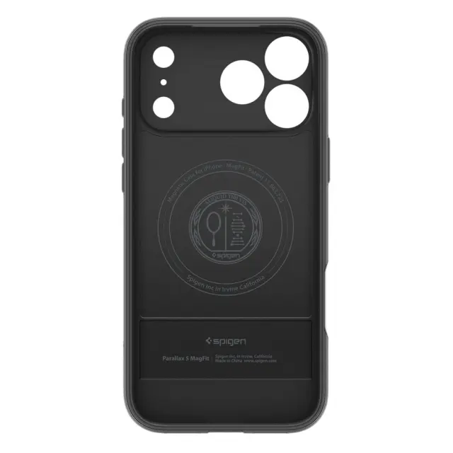 SPIGEN PARALLAX ”S” MAG MAGSAFE IPHONE 17 PRO MATTE BLACK 3