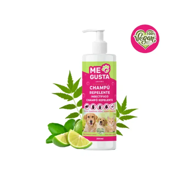 Me Gusta Dogs & Cats Repellent Anti-Insect Shampoo Απωθητικό Σαμπουάν κατά των Εντόμων 300 ml