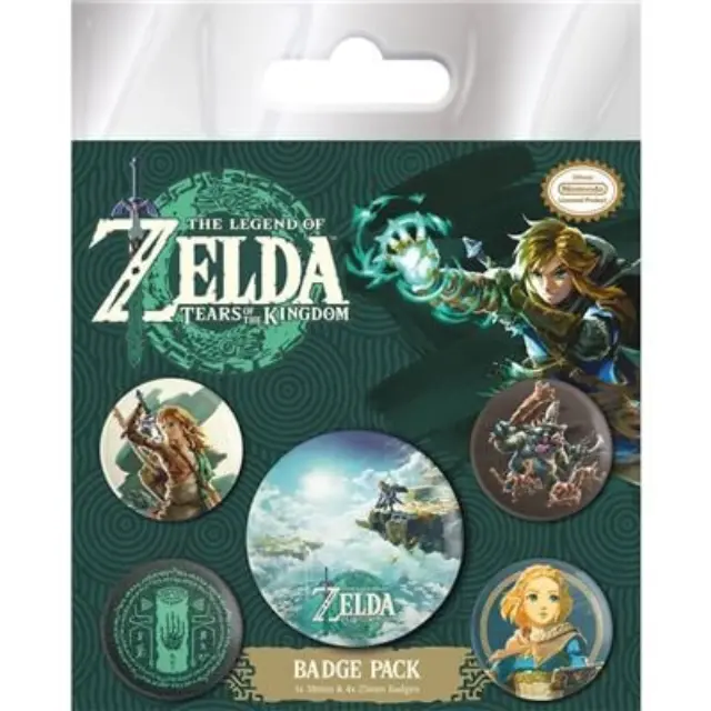 Pyramid Κονκάρδες ZELDA : TEARS OF THE KINGDOM - Hyrule Skies - Pack 5 Badges (BP80828)