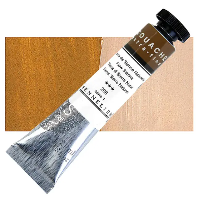 Sennelier Τέμπερα - 208 Raw Sienna - 21ml