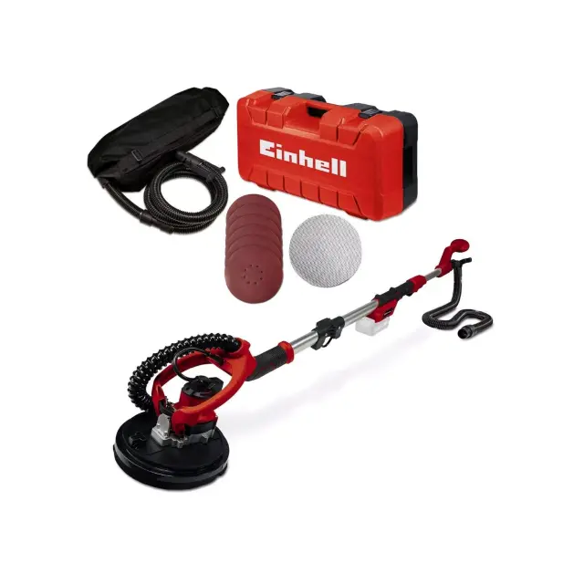 Einhell TE-DW 18/225 Li - Solo - Τηλεσκοπικό Τριβείο Γυψοσανίδας και Μπετού Μπαταρίας με Δυνατότητα Αναρρόφησης Σκόνης (4259990)