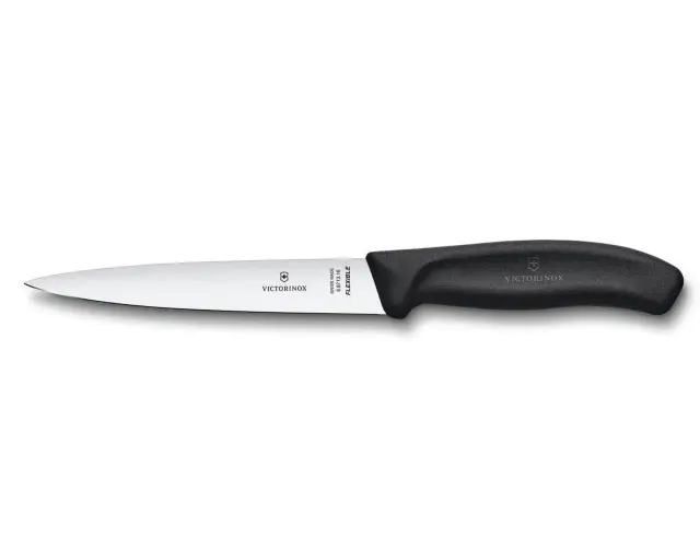Μαχαίρι φιλεταρίσματος Victorinox Swiss Classic με εύκαμπτη λάμα και μήκος λεπίδας 16cm - Black6.8713.16B 2