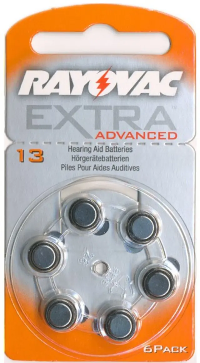 Rayovac Extra Advanced Βαρηκοΐας 13 (6τμχ) 01.008.0008