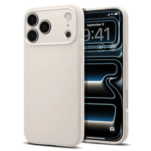 Spigen® Liquid Air Θήκη για iPhone 17 Pro Max/18 Pro Max-Natural Titanium