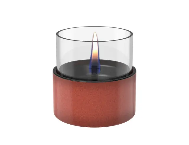Επιτραπέζια Εστία Φωτιάς Aster 10 Reactive Glaze Tenderflame με διάρκεια καύσης 4 - 5 ώρες, χωρητικότητα δεξαμενής 200ml και διαστάσεις 9.8x9.7cm - Amber TF-600276 2