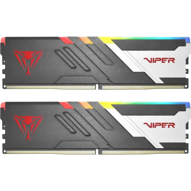 Patriot DIMM 32 GB DDR5-7000 (2x 16 GB) Dual-Kit (black, PVVR532G700C32K, Viper Venom RGB, INTEL XMP)