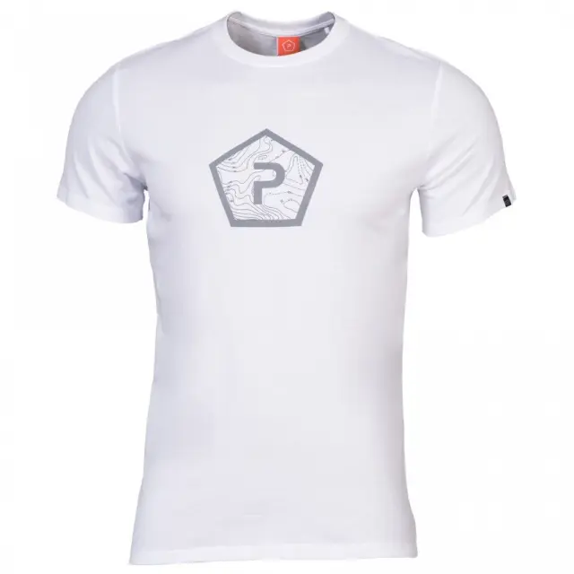 Pentagon Ageron "Shape" T-Shirt-Μπλουζάκι Μακό για Τακτική- Καθημερινή Χρήση - 00-White-Λευκό
