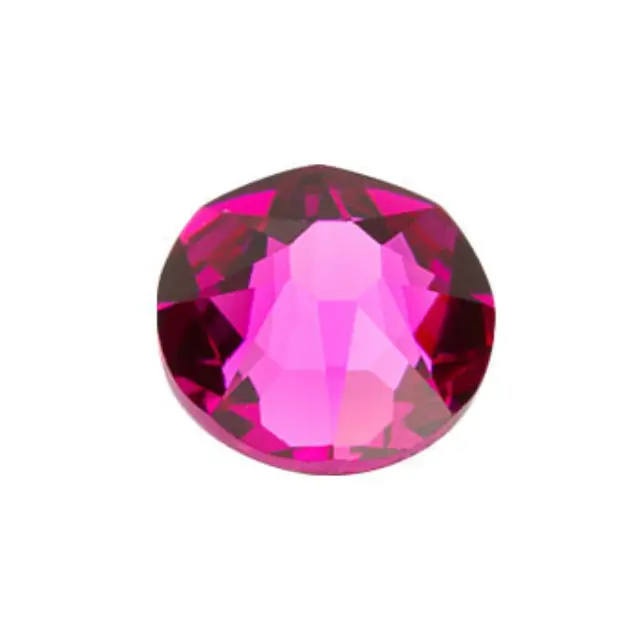 Swarovski 2088 GlueFix XIRIUS Fuchsia SS30 Ø6.4x3mm ~24τεμ