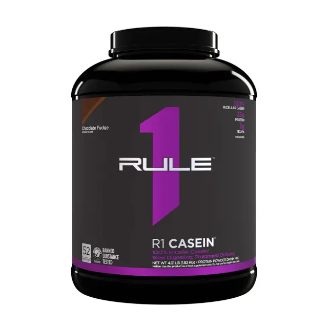Rule1 Casein Chocolate Fudge, 52 Servings