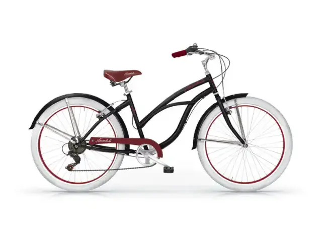 ΠΟΔΗΛΑΤΟ MBM HONOLULU 26'' ΓΥΝΑΙΚΕΙΟ 6 ΤΑΧΥΤΗΤΕΣ - ΜΑΥΡΟ - 45