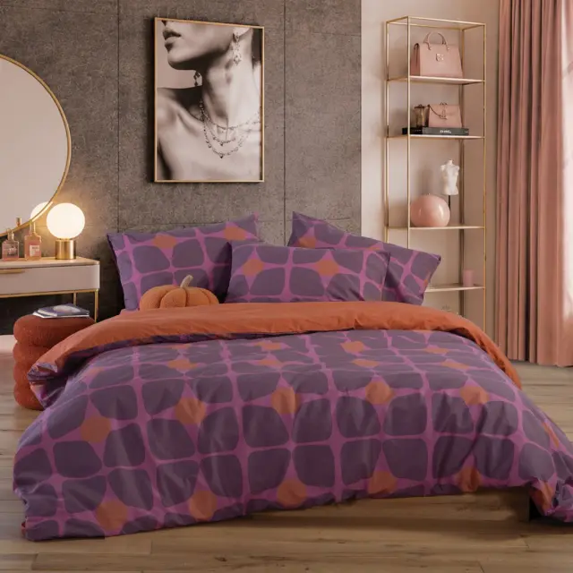 Σετ Σεντόνια Βαμβακερά Μονά με Λάστιχο Casual Coreo Nef Nef Homeware, 100% ΒΑΜΒΑΚΙ - MAUVE (039609)