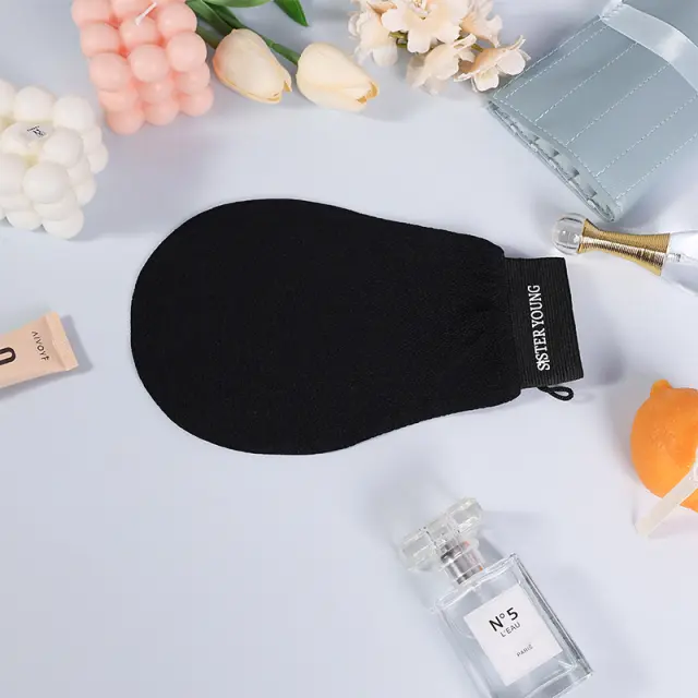 Sister Young Nova Body Glov Black Επαναχρησιμοποιούμενο Γάντι Απολέπισης Σώματος 2