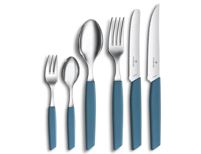 Μαχαίρι Μπριζόλας Victorinox Swiss Modern με μήκος λεπίδας 12cm - Blue6.9006.12W2 2