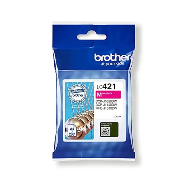 Brother LC421 Γνήσιο Μελάνι Εκτυπωτή InkJet Ματζέντα (LC-421M)