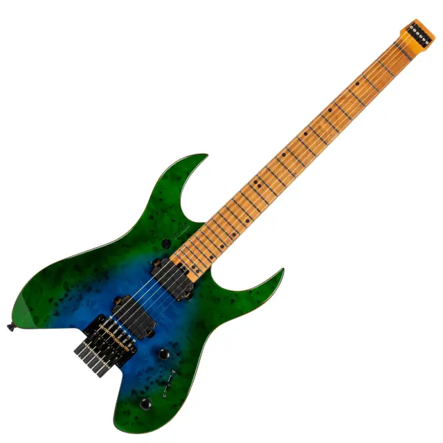 Spira S-500 Headless GBR Ηλεκτρική Κιθάρα Trans Green