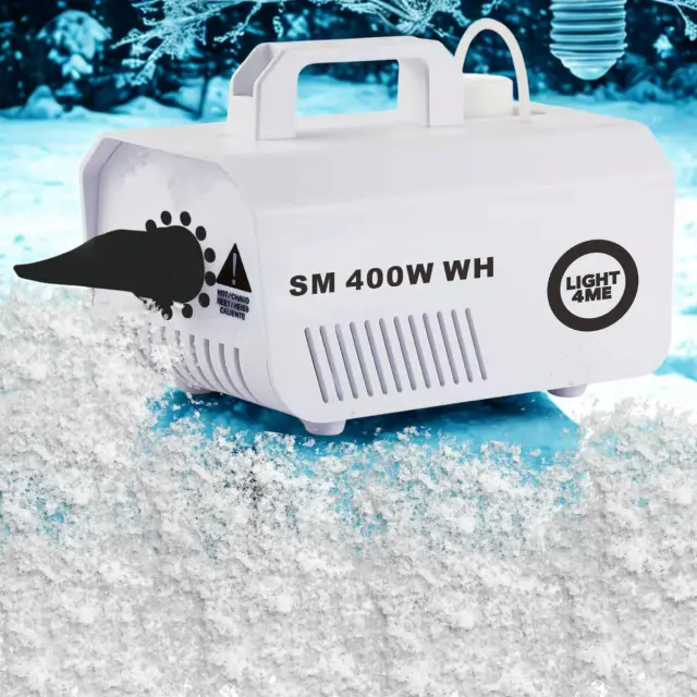 LIGHT4ME SM 400W WH snow machine generator white wireless remote wired controller 3