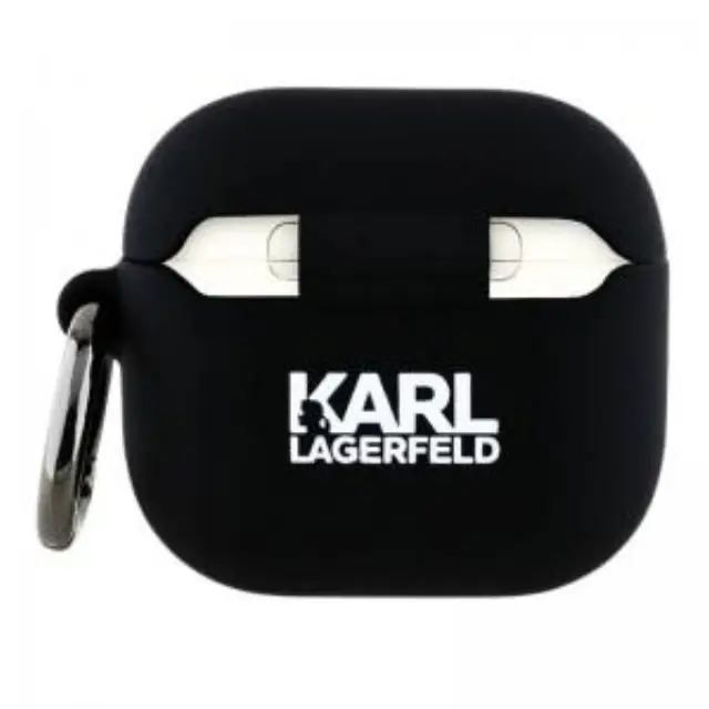 Θήκη Σιλικόνης Karl Lagerfeld Apple AirPods 5/ 4 Choupette Head 3D Μαύρο N70440 3