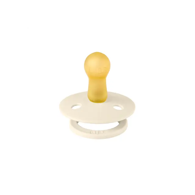 Πιπίλες Καουτσούκ Ivory/Blush 2τμχ Στρογγυλή No1-Bibs 3