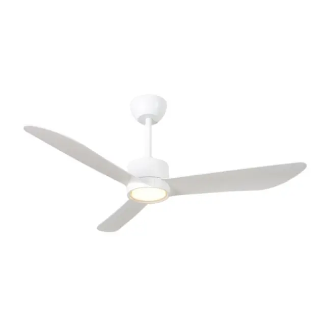 Αδιάβροχος Ανεμιστήρας Οροφής IP66 LED Φ127 20W με Τηλεχειριστήριο Λευκός DC 31W Άσπρο 2