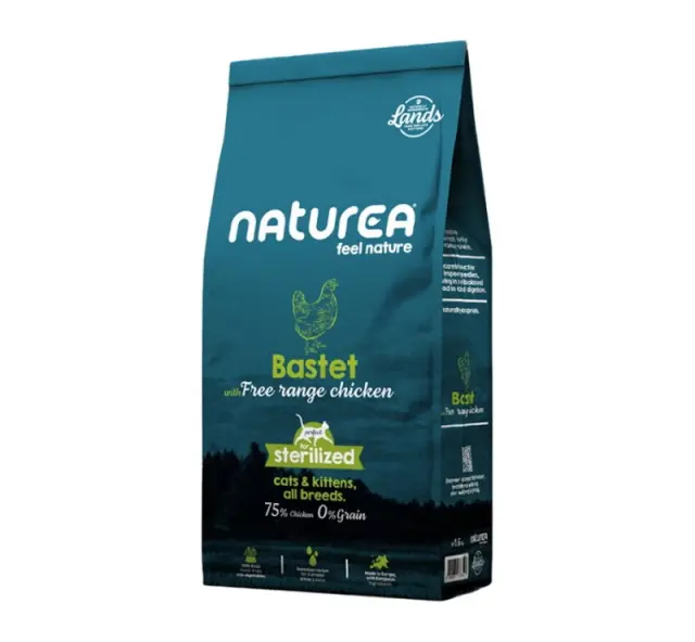 Naturea Lands Bastet Free Range Chicken Για Γάτες 1.6Kg Μονόχρωμο