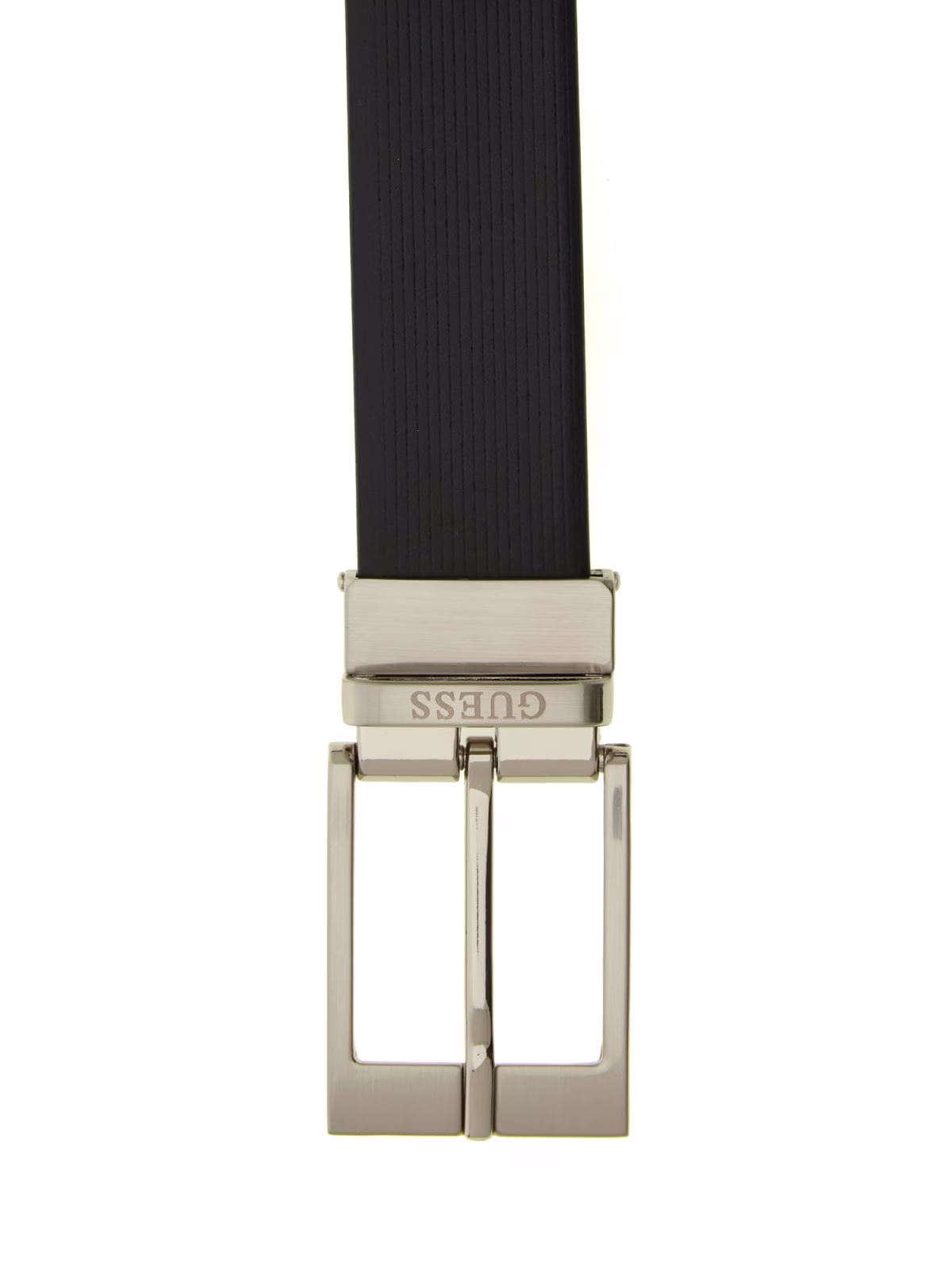 Guess Ανδρική Ζώνη Mαύρη Μαύρο - XL 2