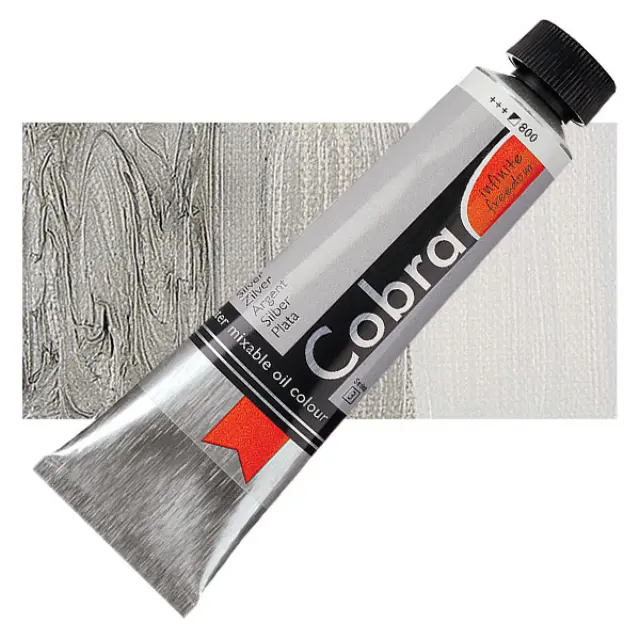 Λάδι Νερού Talens Cobra - 800 Silver - 40ml