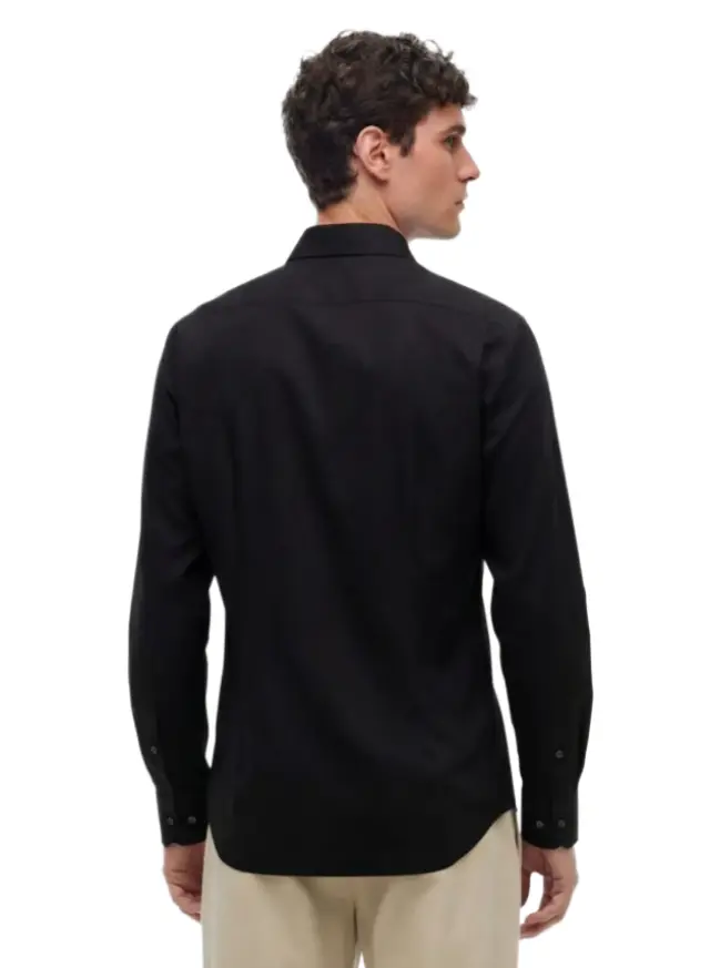 TommyHilfiger ανδρικό μονόχρωμο πουκάμισο slim NON IRON MW0MW43122-1 2