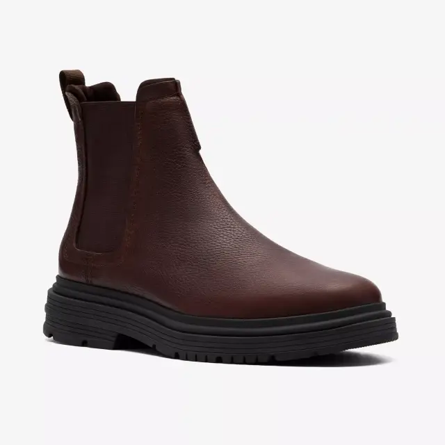 Clarks Badbury Easy Dark Brown Dark Brown leather - 44 3