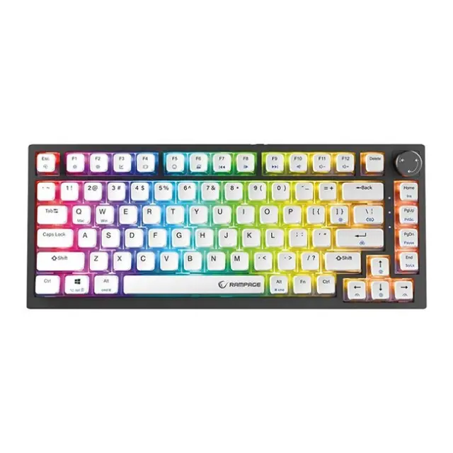Rampage Gaming Keyboard Zenith Pro Black (ZENITHPROKB-BLACK)