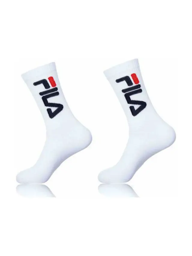 Κάλτσες Fila F9598-300 2 Ζεύγη Άσπρο - 43-46