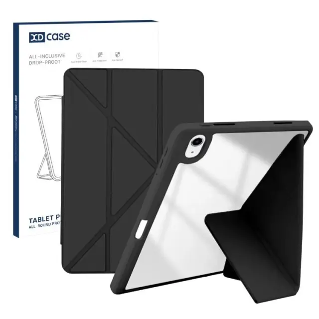 Origami Hybrid Θήκη για iPad 10.9″/11 (2025)-Black/Clear OEM