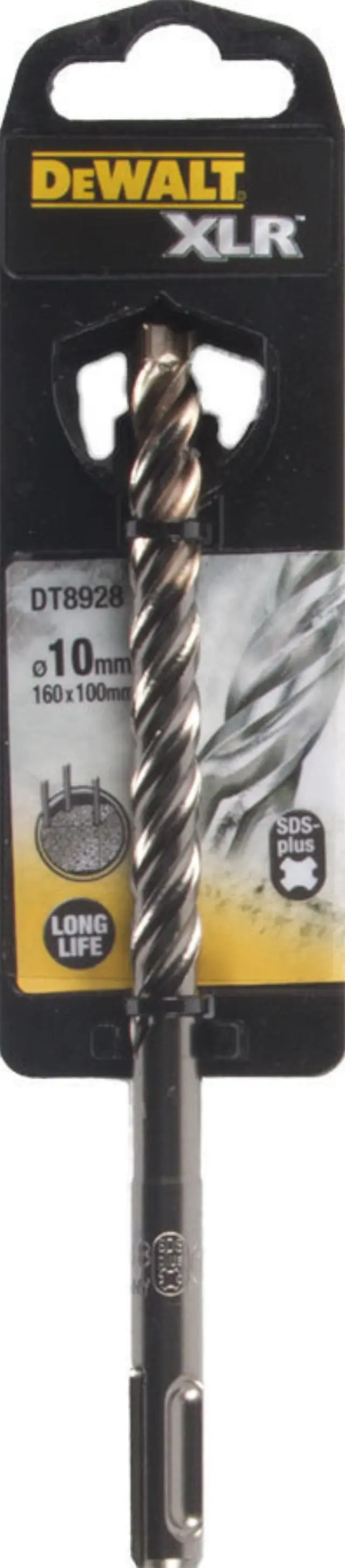 XLR Hammer drill bit SDS + 10x100x160mm DT8928-QZ DeWALT