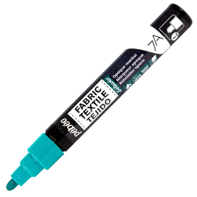 Pebeo Μαρκαδόρος Υφάσματος Καλυπτικός Μύτη 4mm - 10 Emerald Green