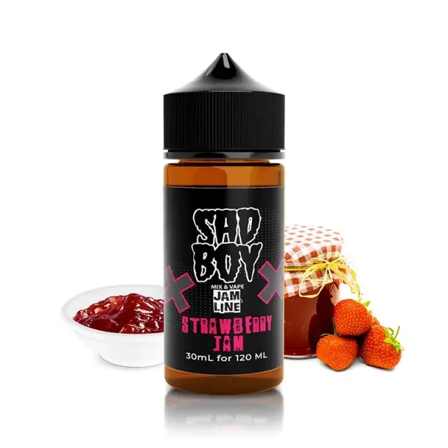 Strawberry Jam 30ml (120ml) - Sad Boy Flavorshots