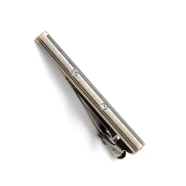 Ασημί Κλιπ Γραβάτας 5 cm – LGD-TC/ANTIQUE/40 2