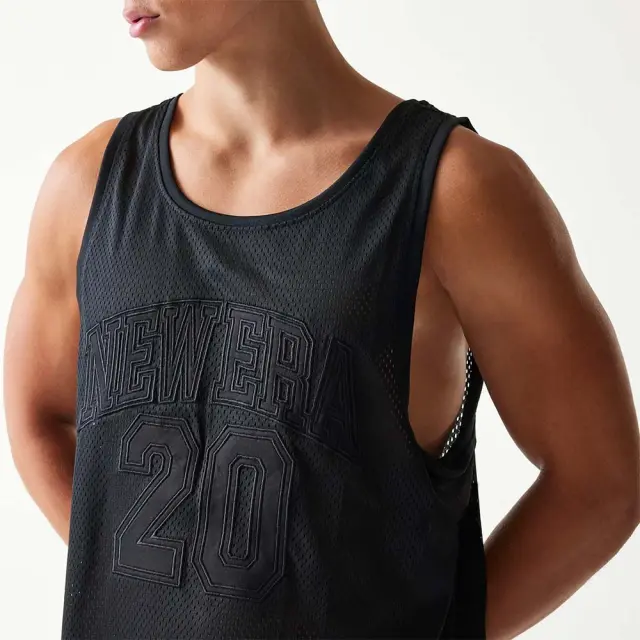 New Era Unisex Mesh Tank Μαύρο 60684399 (New Era) - Large 3