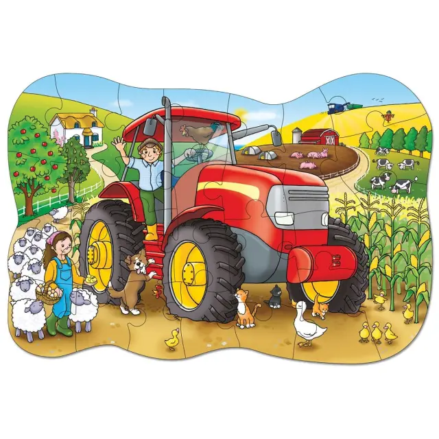 Παζλ 25τμχ Big Tractor (3+ ετών) - Orchard Toys 2