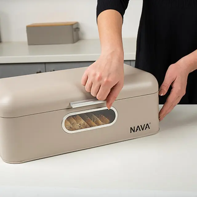 NAVA - Ψωμιέρα μεταλλική "Misty" 42.5cm 3