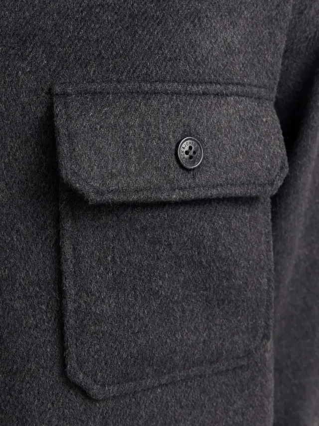JJEBRADLEY OLLIE OVERSHIRT LS NOOS Black - L 2