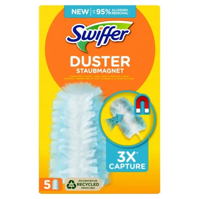 Swiffer Duster Μαγικά Φτερά για Επιφάνειες Ανταλλακτικά 5 Τεμάχια