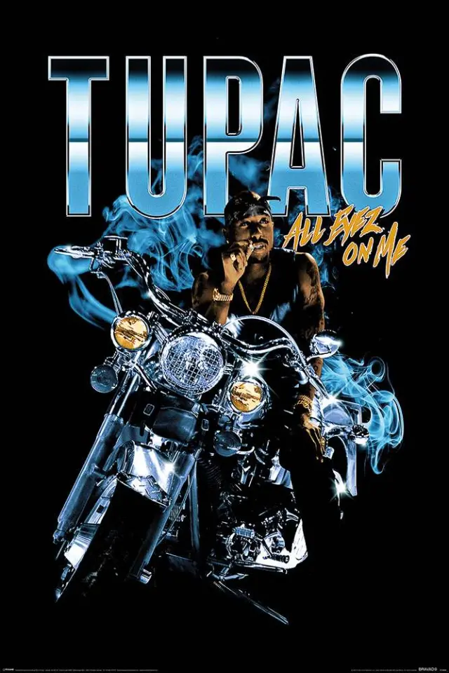 Αφίσα , Pyramid Poster, Tupac Shakur All Eyez Motorcycle 61 X 91,5εκ PP35000