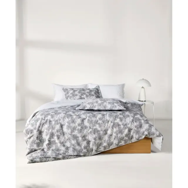 Σετ Παπλωματοθήκη Υπέρδιπλη 3 Τεμαχίων Kentia Opalite 15 Beige-Grey 225x245